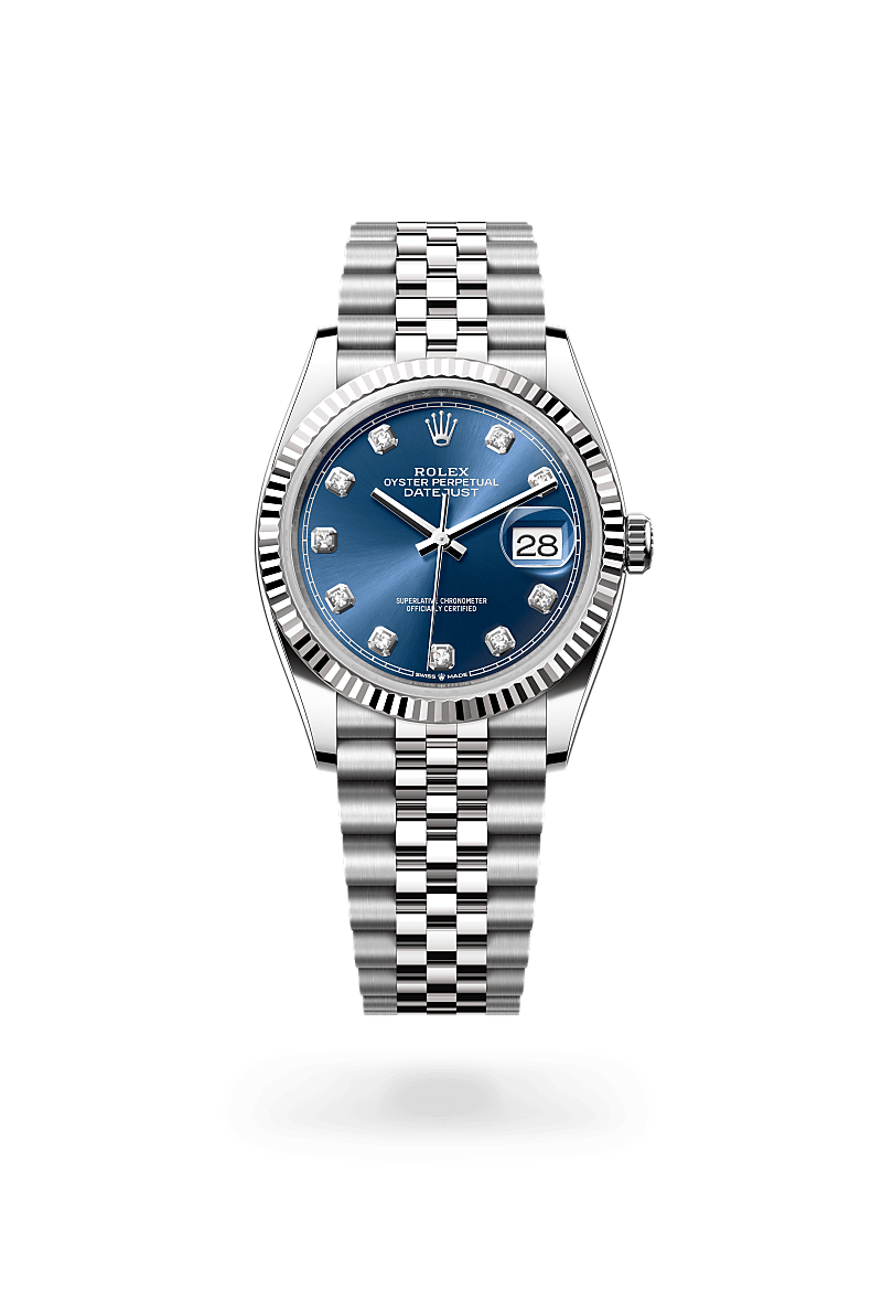 Rolex M126234-0037 Rolesor weiß