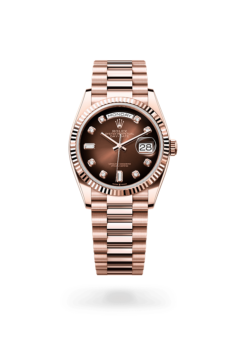 Rolex M128235-0037 18 Karat Everose-Gold