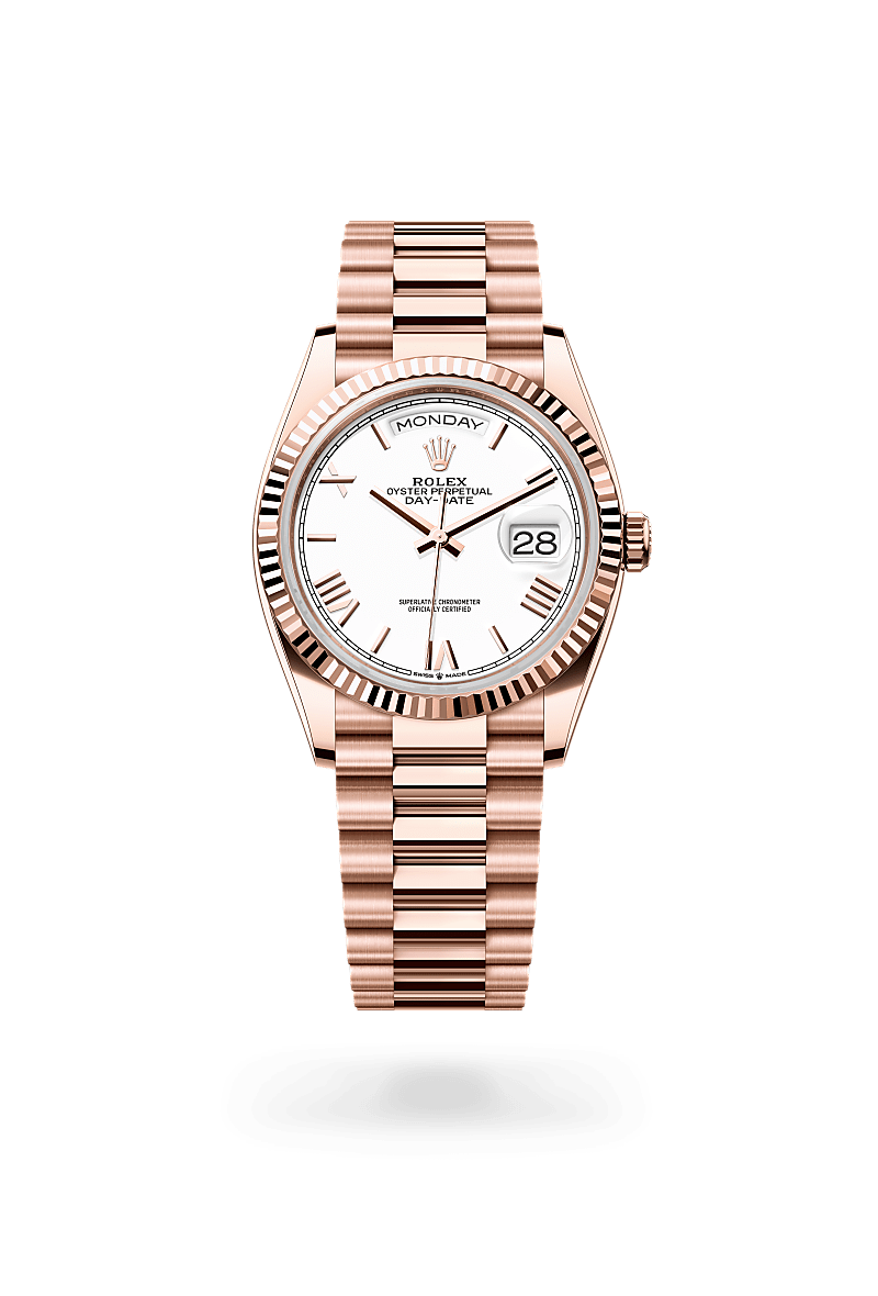 Rolex M128235-0070 18 Karat Everose-Gold