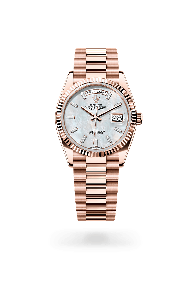 Rolex M128235-0078 18 Karat Everose-Gold