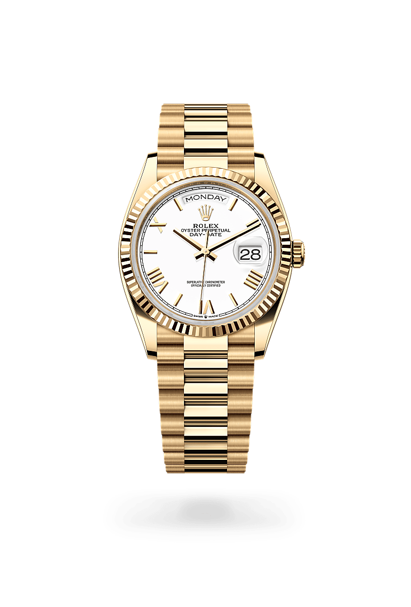 Rolex M128238-0113 18 Karat Gelbgold