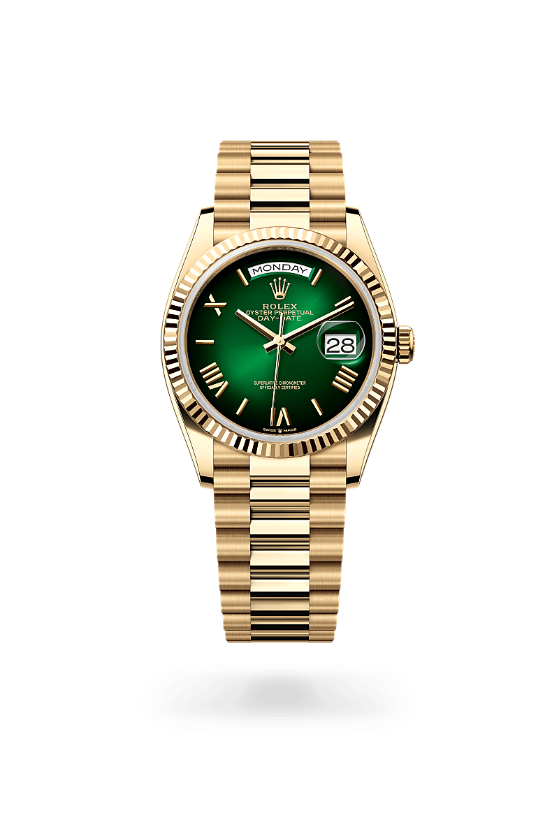 Rolex M128238-0118 18 Karat Gelbgold