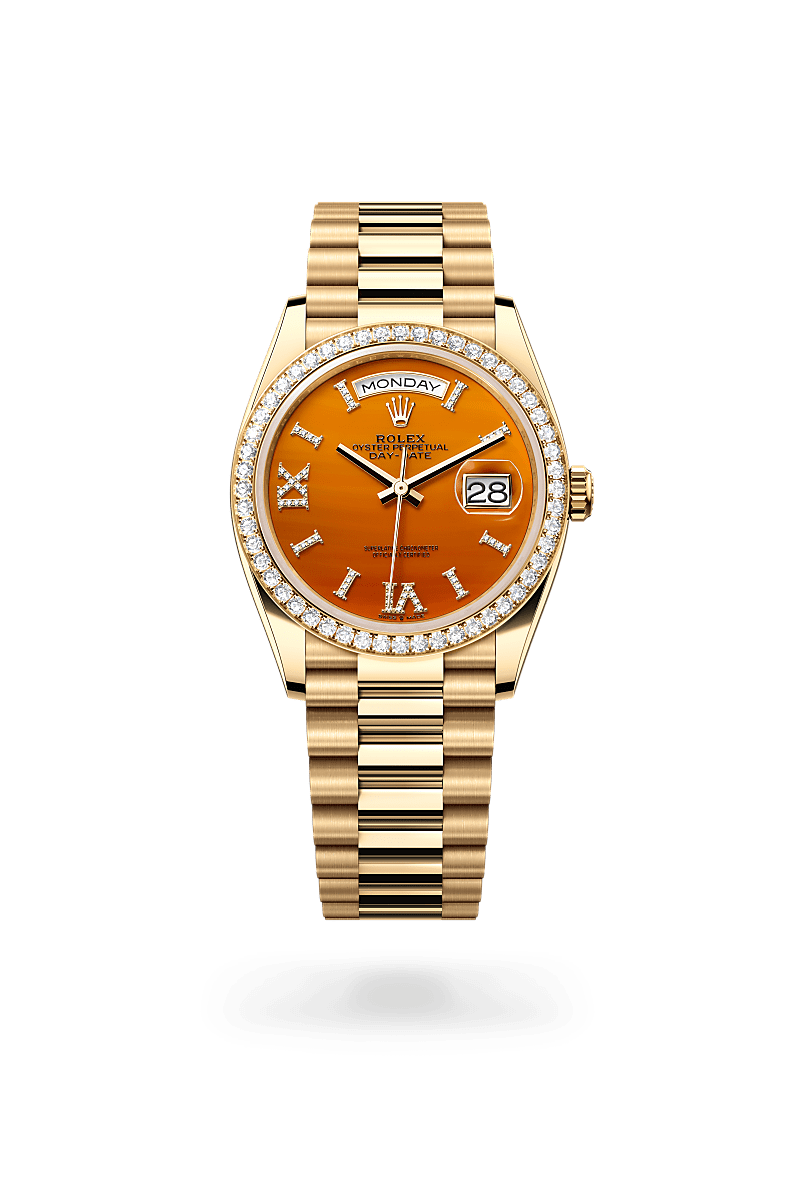 Rolex M128348RBR-0049 18 Karat Gelbgold