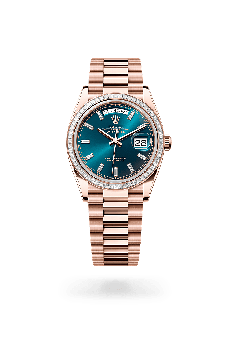 Rolex M128395TBR-0032 18 Karat Everose-Gold