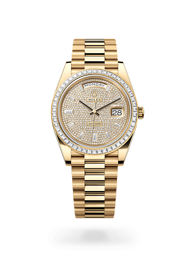 Rolex M228398TBR-0036 18 Karat Gelbgold